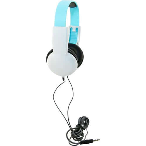 side view of Califone KH-12 white pre-K on-ear headphones