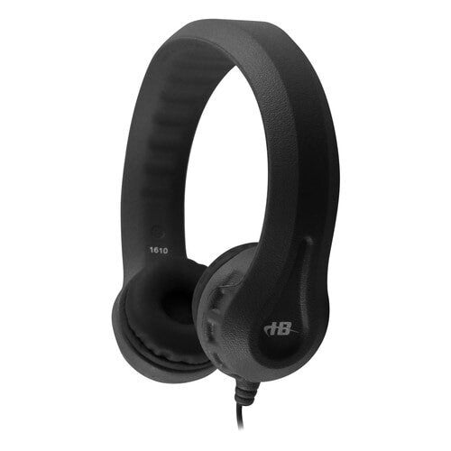 HamiltonBuhl Flex-Phones Virtually Indestructible Foam Headphones – Black – 42 Pack
