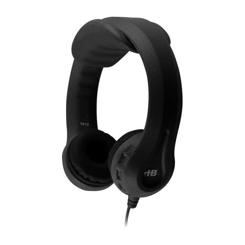 HamiltonBuhl Flex-Phones Virtually Indestructible Foam Headphones – Black – 42 Pack
