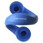 Soft cushion of HamiltonBuhl Flex-Phones durable blue headphones