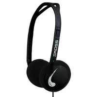 Thumbnail for Koss KPH25K On-Ear Wired Headphones (Black)