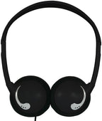 Koss KPH25K lightweight black on-ear wired headphones for everyday listening