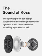 Koss KPH30i Lightweight On-Ear Headphones