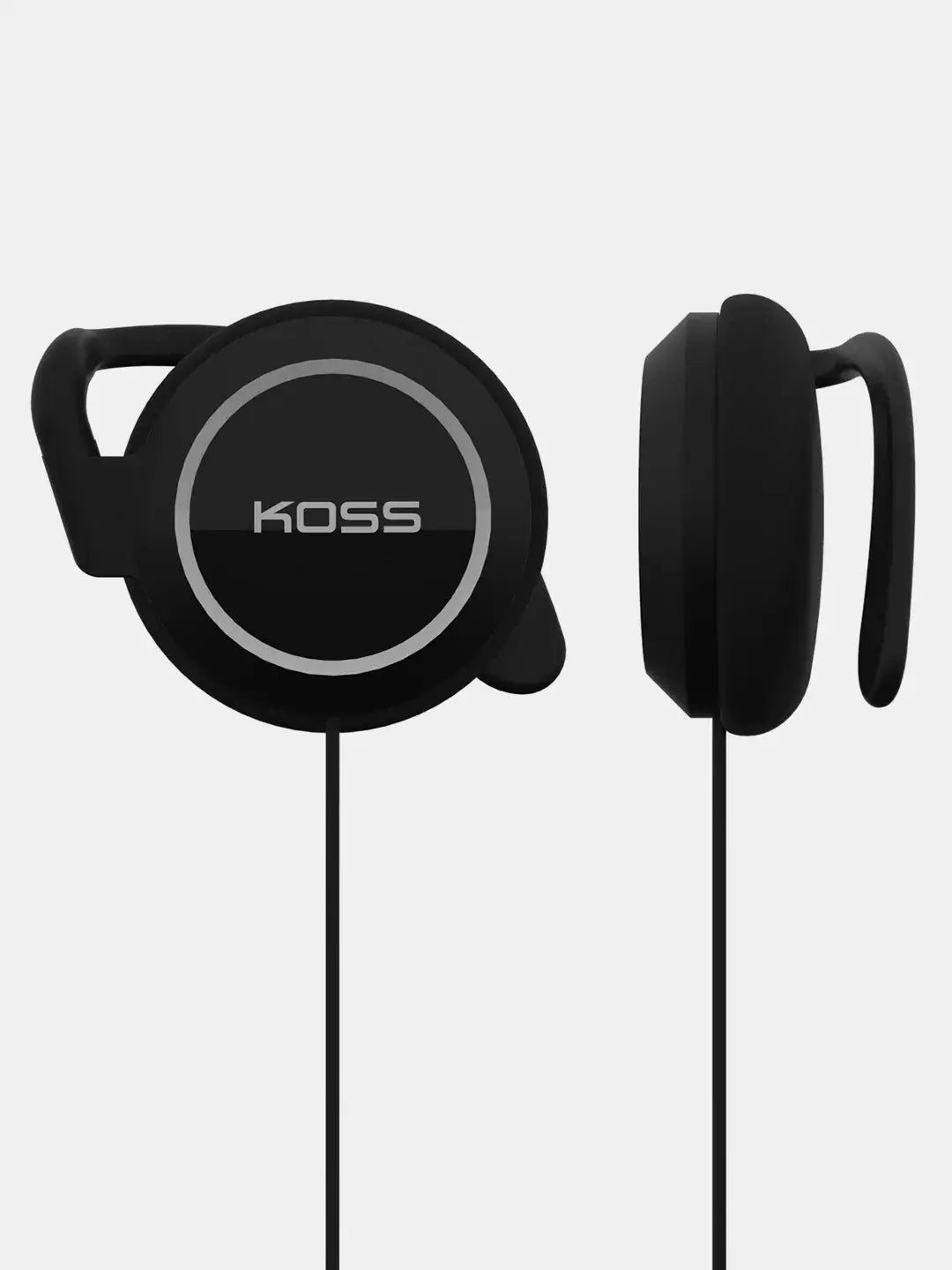 Koss KSC21K ear clip headphones with lightweight design and open-air stereo sound