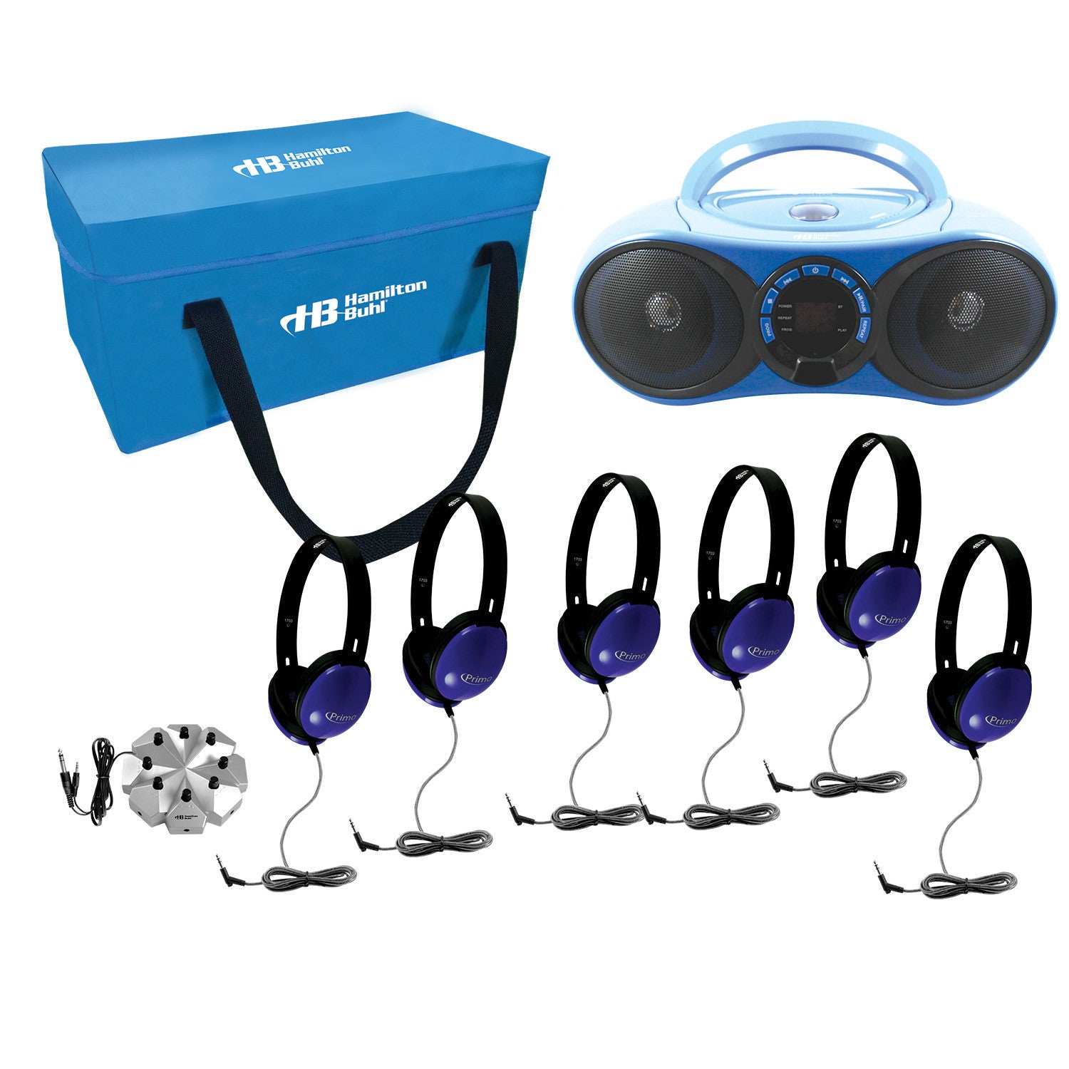 HamiltonBuhl AudioMVP Bluetooth CD FM listening center for classroom audio learning