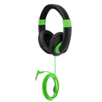 Smart-Trek Deluxe headphones with green accents