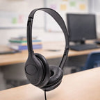 Bulk school headphones LH-313 designed for comfort and education, ideal for classrooms and learning environments.