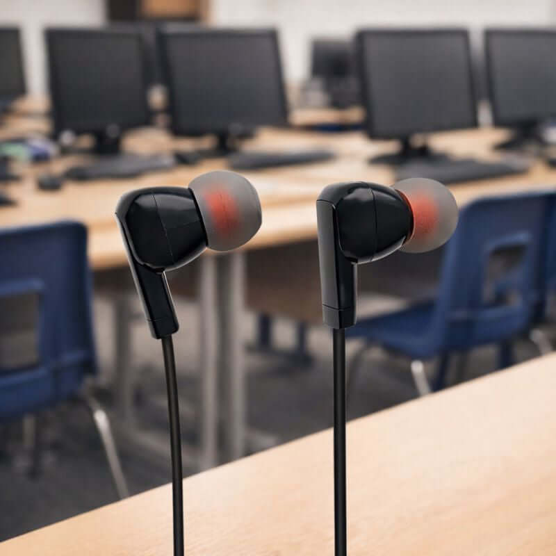 Edphone School Earbud with Mic LH-3T | 3.5 mm TRRS, In-Line Control – Learning ...