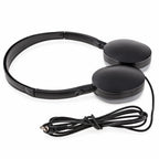 Auriculares escolares con casco gris suave, paquete de 50
