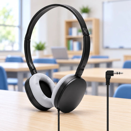 LH-55 School Headphones with Soft Gray Ear Cushions - 250 Pack