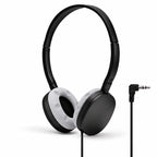 Auriculares escolares con casco gris suave, paquete de 50
