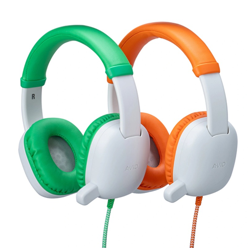 AVID WonderEars AP-400 kids headset, 3.5 mm TRRS, with KidCom mic