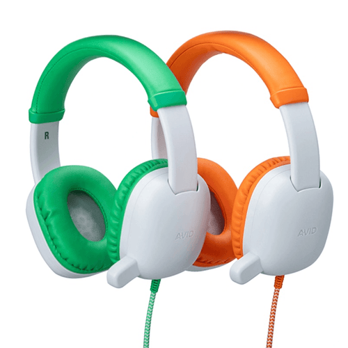 AVID WonderEars AP-400 kids headset, 3.5 mm TRRS, with KidCom mic