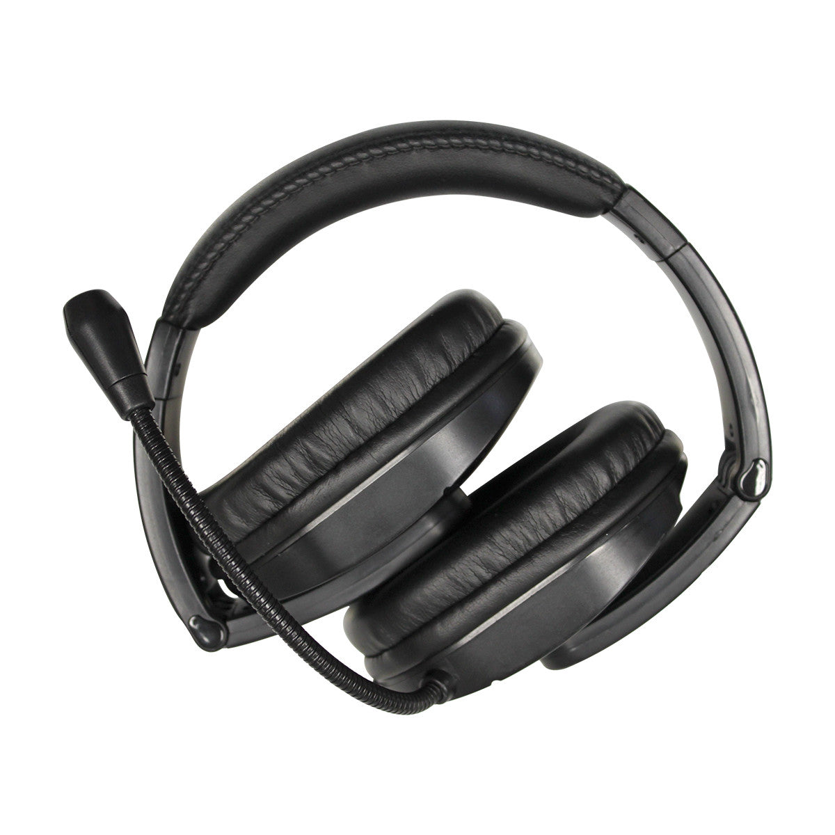 Over-ear MACH-2 USB-C classroom headset with reinforced gooseneck microphone