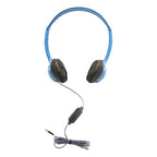 School headset with inline microphone and TRRS 3.5mm plug for classroom computers
