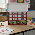 Makey Makey Kit de alfabetización de inventos para el aula - Rojo-Blanco 20.3x13.8x2.5in  Caja