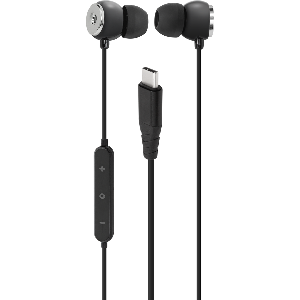 OnHand Wired USB-C Earbuds Black