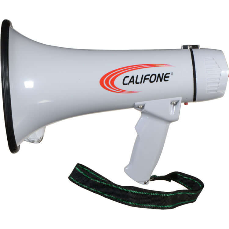 Califone PA15 portable 15W megaphone with siren for announcements