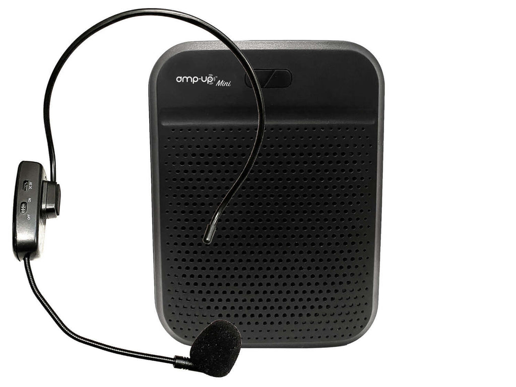 HamiltonBuhl Amp-Up Mini Personal UHF Voice Amplifier with Wireless Microphone