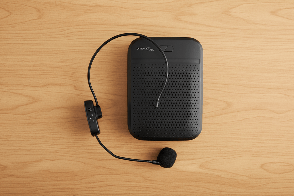 HamiltonBuhl Amp-Up Mini Personal UHF Voice Amplifier with Wireless Microphone