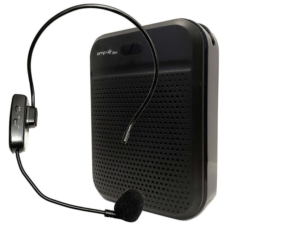 HamiltonBuhl Amp-Up Mini Personal UHF Voice Amplifier with Wireless Microphone