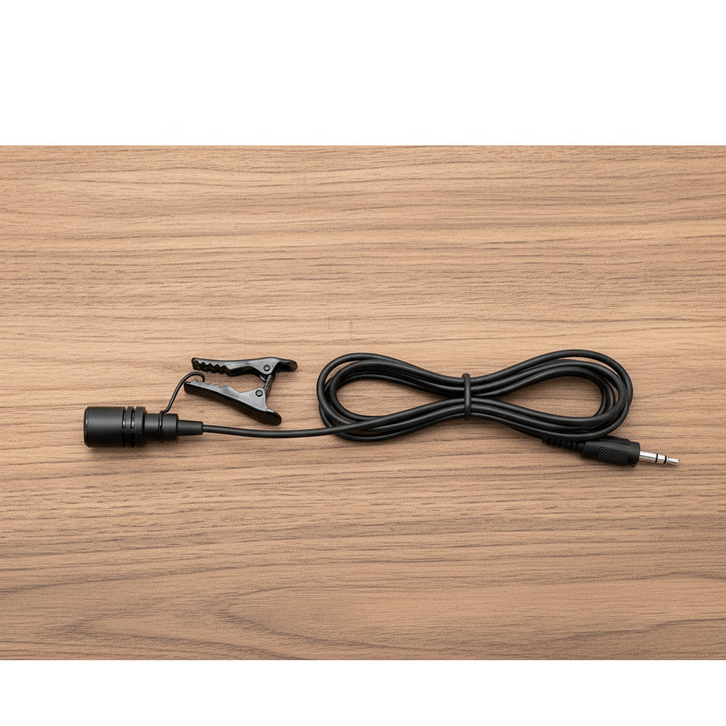 HamiltonBuhl Wired Lapel Microphone – Clip-On Lavalier Mic for Amp-Up (PA-25W) & Amp-Up Mini (PA-25LW)