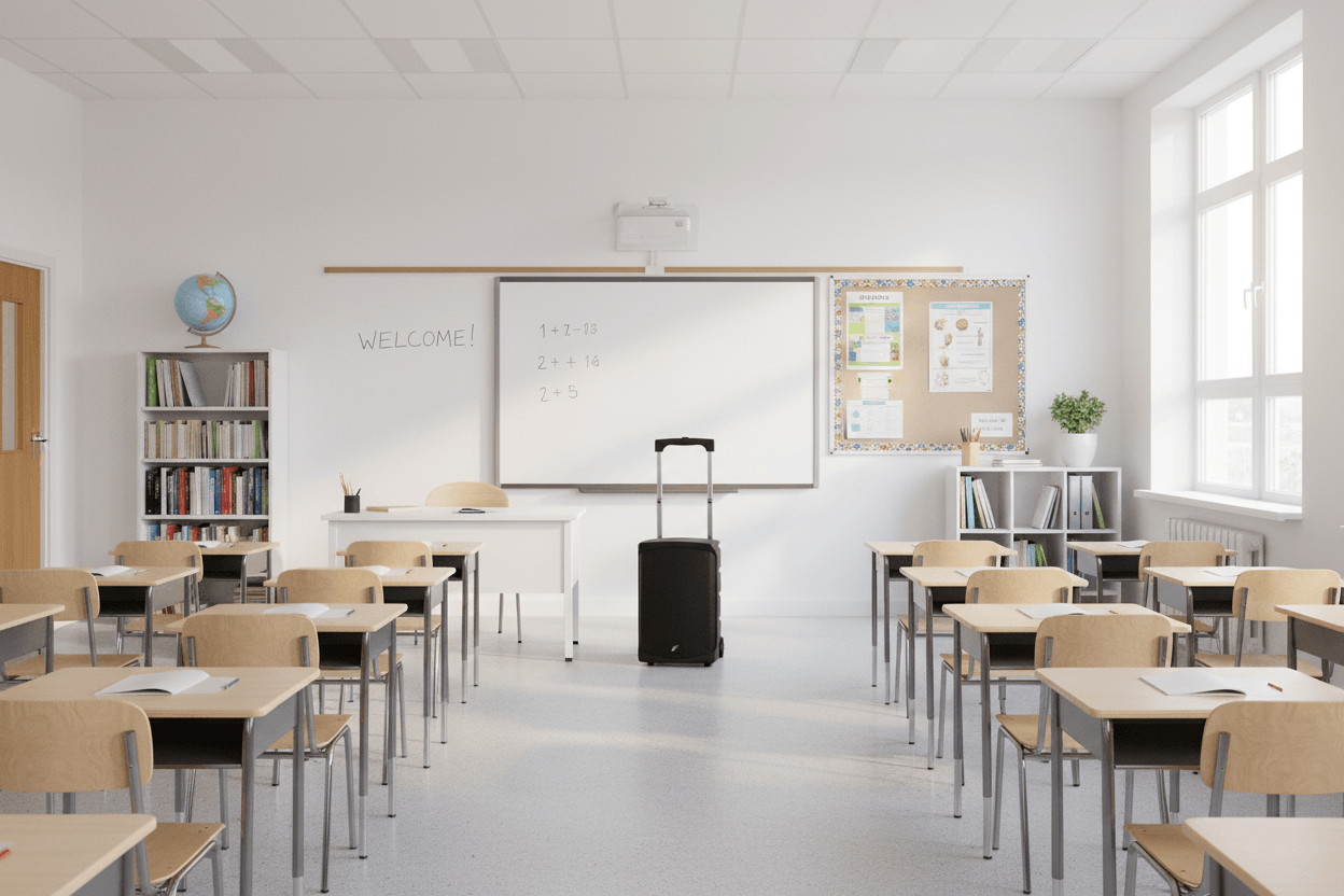 Califone Bluetooth Wireless Portable PA System – Rechargeable Classroom & Outdoor Speaker