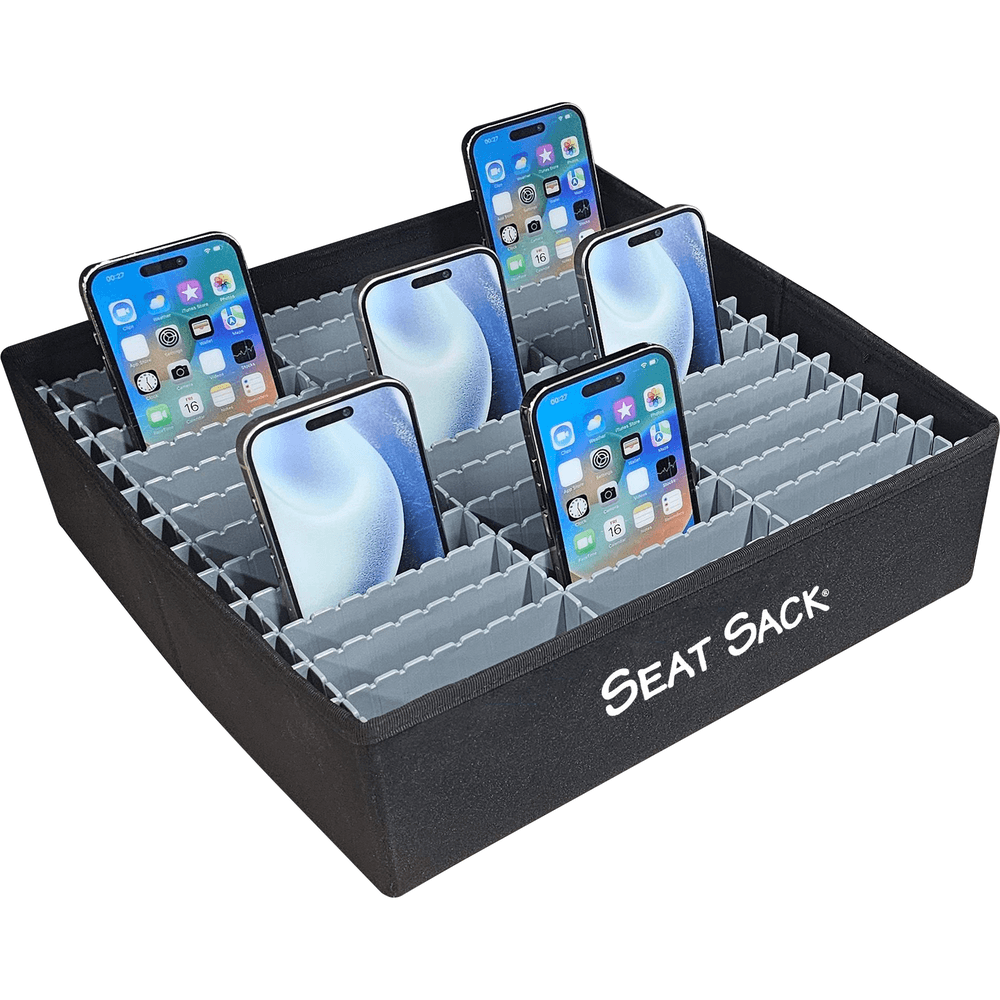 Seat Sack PB036 classroom cell phone storage tray durable organizer with multiple compartments for safe and easy device management