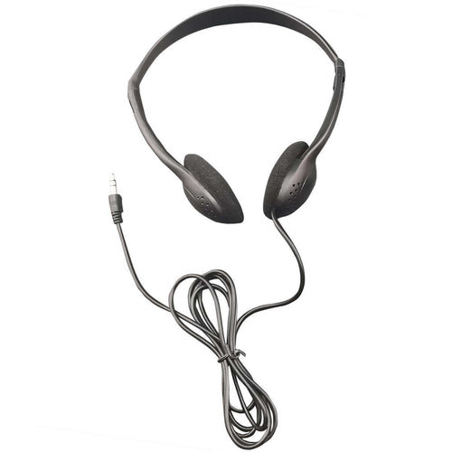 Bulk pack of 50 economical personal headphones for classroom use