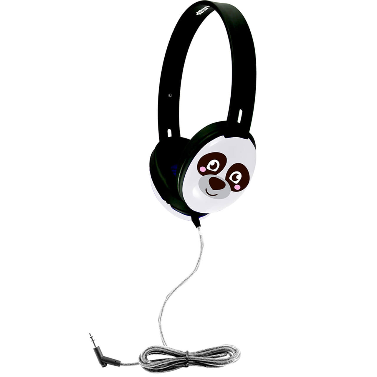 6-Person Listening Center with Boombox & 3 Designs Primo Headphones - Panda design headphone