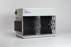 Power Technologies Charging Cabinet with 16 compartments on a white background, featuring Power Technologies branding.