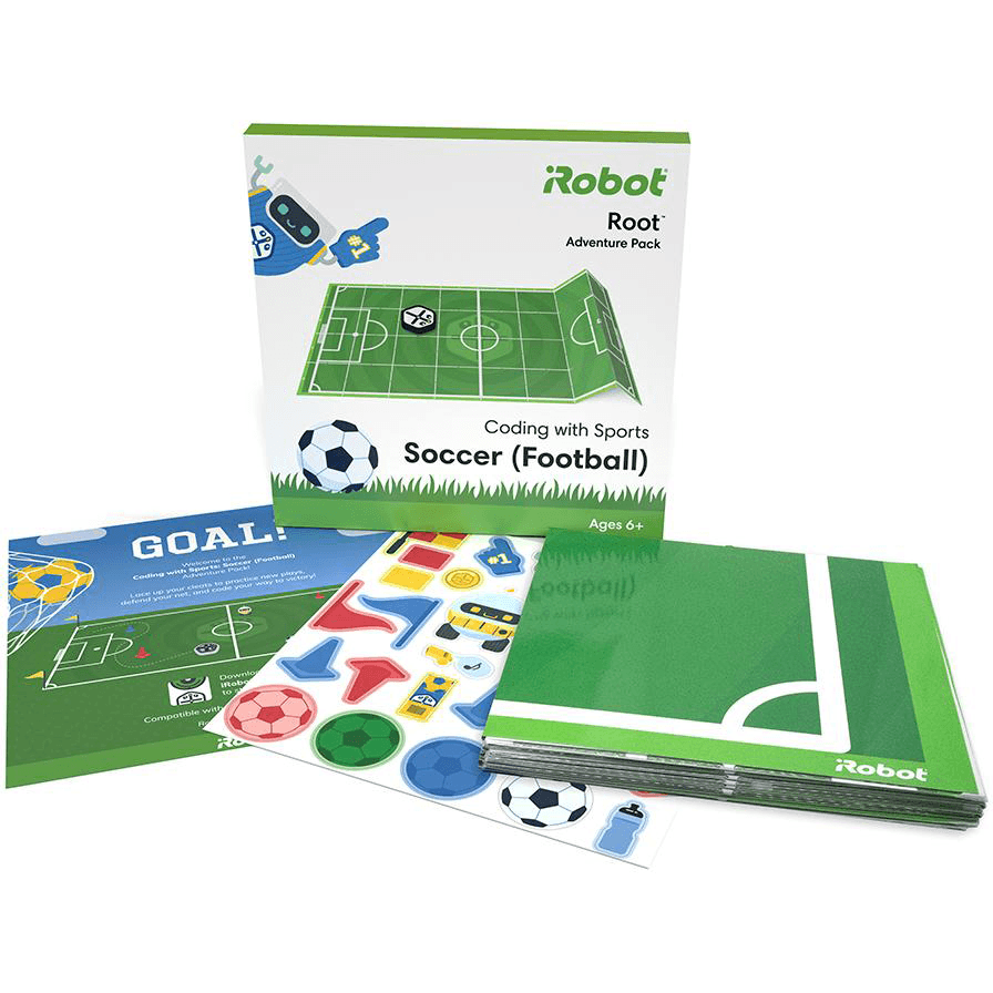 iRobot Root Adventure Pack Coding with Soccer STEM robotics activity kit for classroom learning