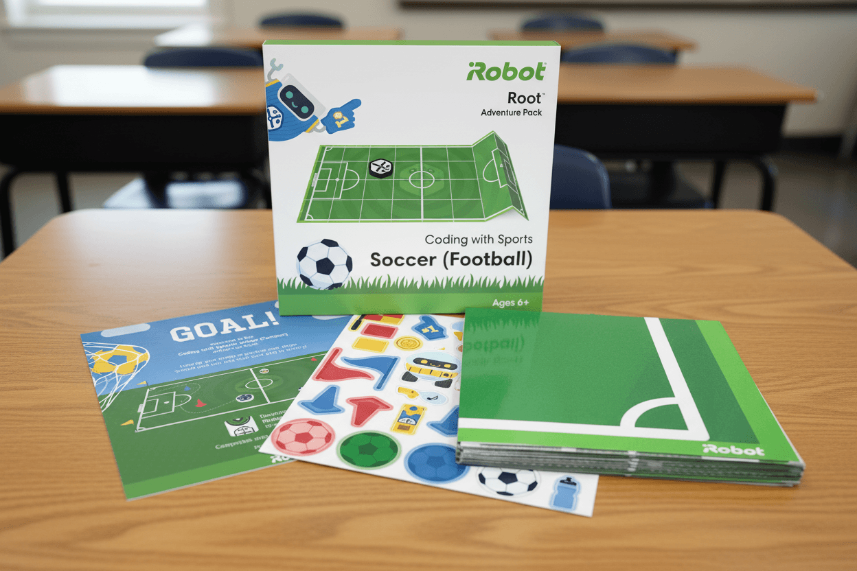 iRobot Root Adventure Pack: Coding with Soccer (Football) – STEM Robotics Activity Kit