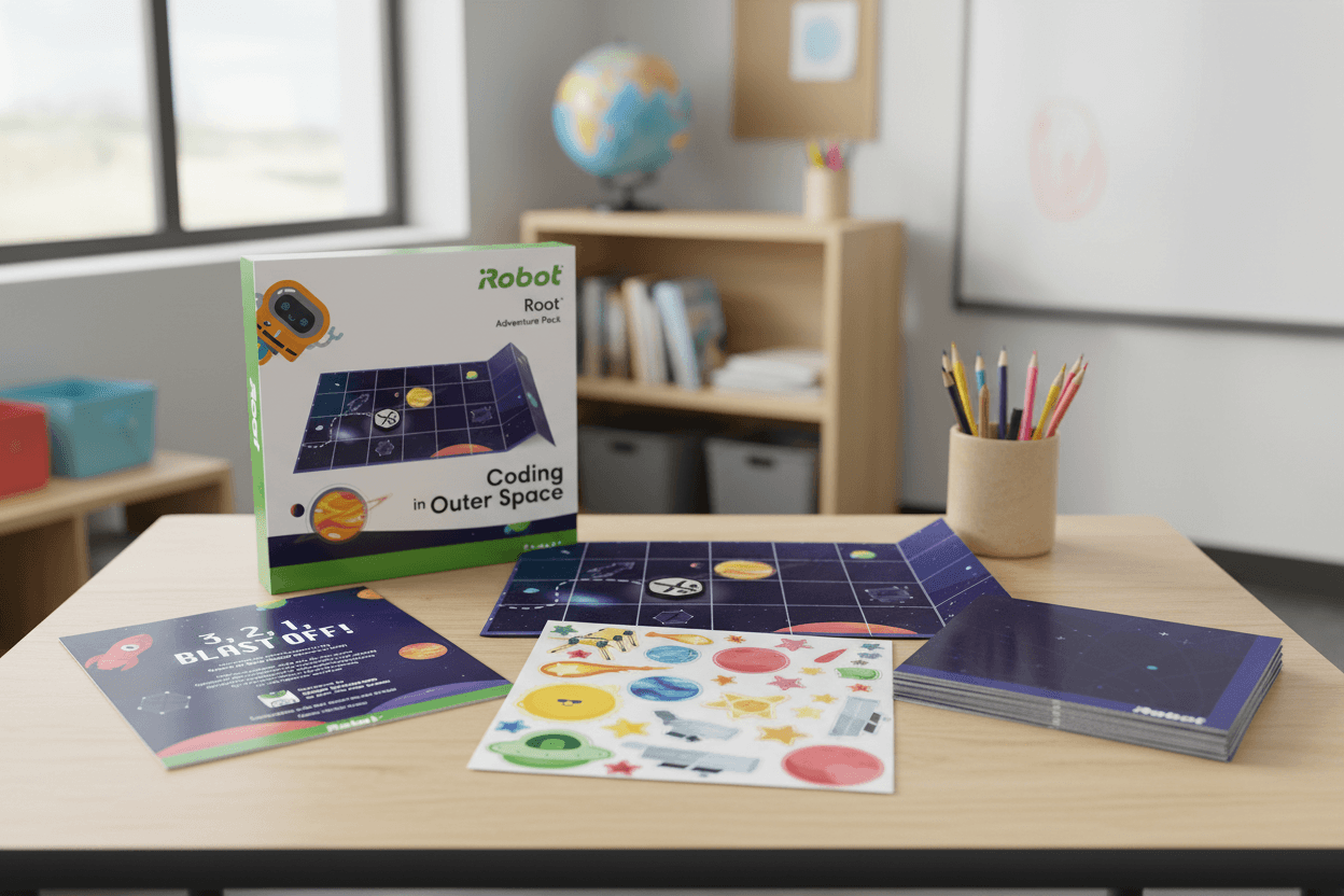 iRobot Root Adventure Pack: Coding in Outer Space – STEM Robotics Activity Kit