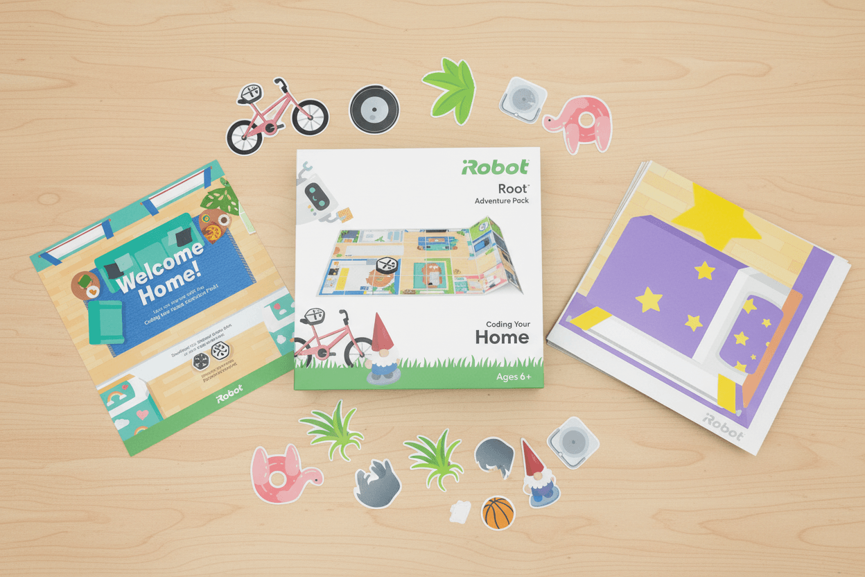 iRobot Root Adventure Pack: Coding Your Home – STEM Robotics Activity Kit
