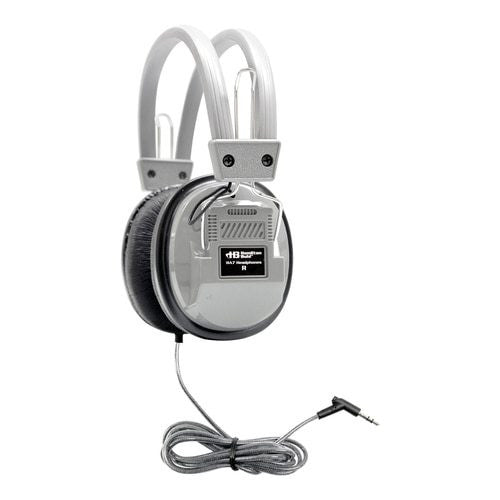 SchoolMate Deluxe Stereo Headphone with 3.5mm Plug and Volume Control 50 Pack