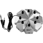 HamiltonBuhl Sack-O-Phones with 8 Blue Primo  Headphones & 3.5mm Jackbox