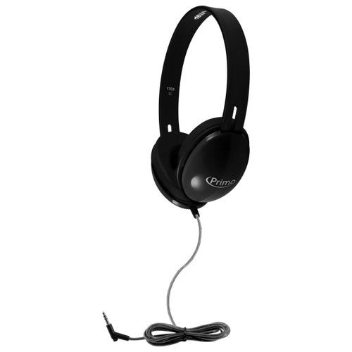 HamiltonBuhl Sack-O-Phones with 4 Black Primo Headphones and 3.5mm Jackbox