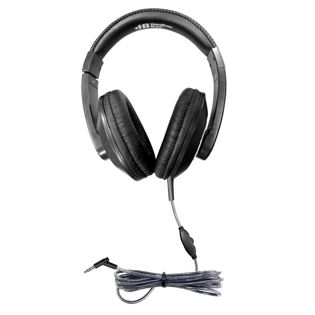 Smart-Trek Deluxe Stereo Headphone with In-Line Volume Control and 3.5mm TRS Plug - 50 Pack