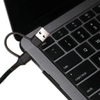 HamiltonBuhl Smart-Trek Deluxe USB-C Headset with Microphone & USB-A Adapter – ST2BKUC