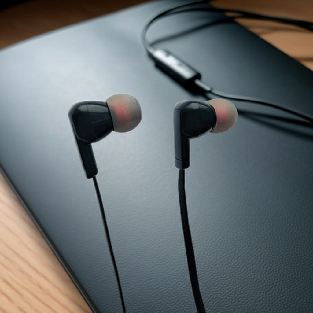 Escuela Earbud con ID-3T de micrófono