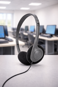 Thumbnail for SoundLH Classroom Headphones Black On-Ear, Foam Cushions 25 pack