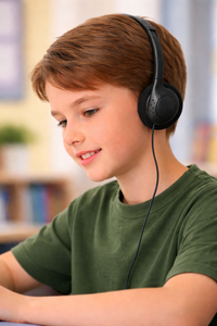 Thumbnail for SoundLH Classroom Headphones Black On-Ear, Foam Cushions 25 pack