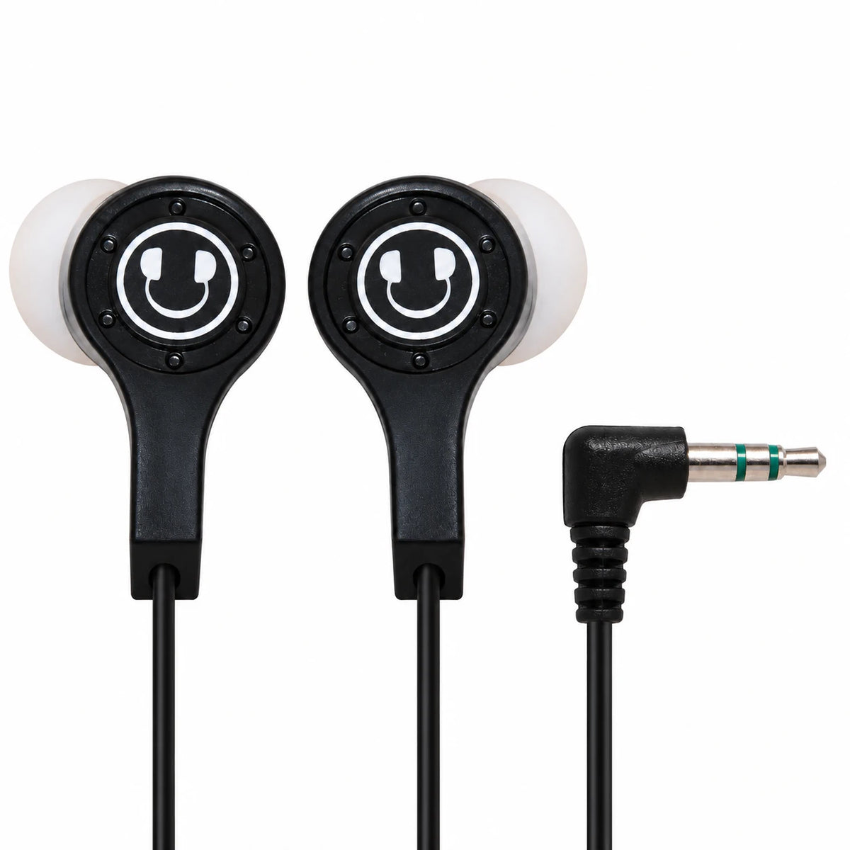 SoundLH 50-Pack Student Earbuds Angled Fit with Silicone Tips