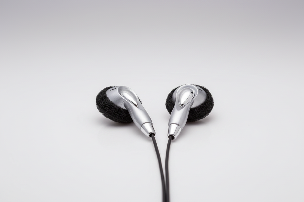 School Earbuds with Foam Earpads