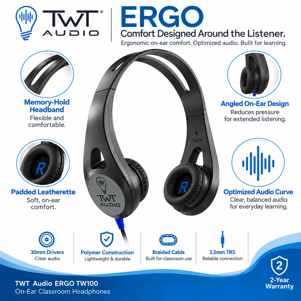 Auriculares ultraligeros ThinkWrite TW-100