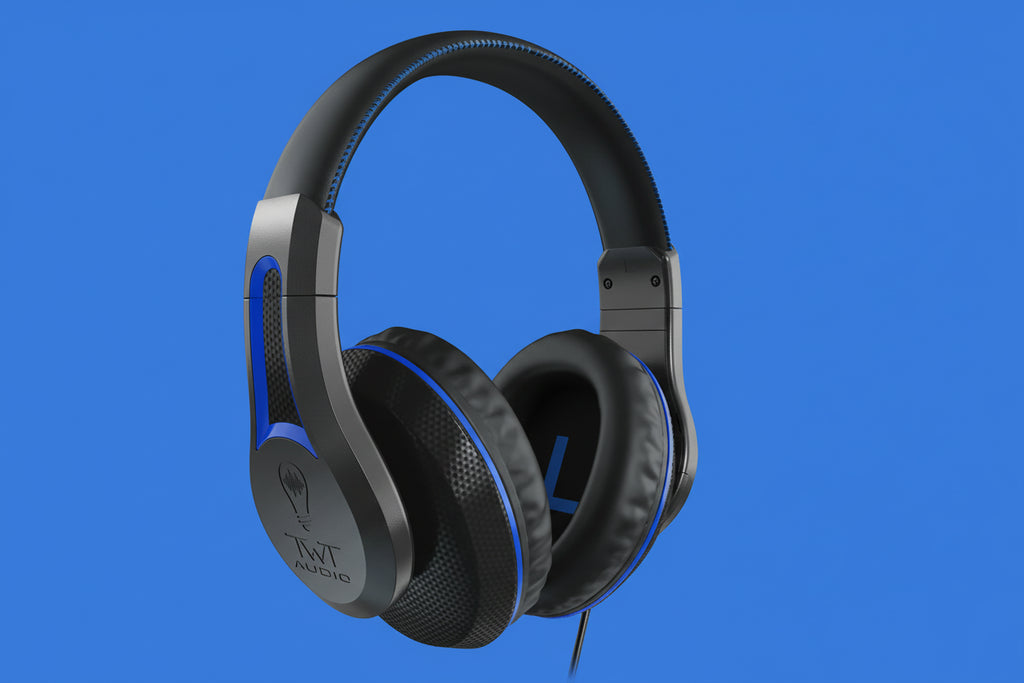 TWT Audio DURO TW203 USB-C over-ear headset with microphone for calls and learning