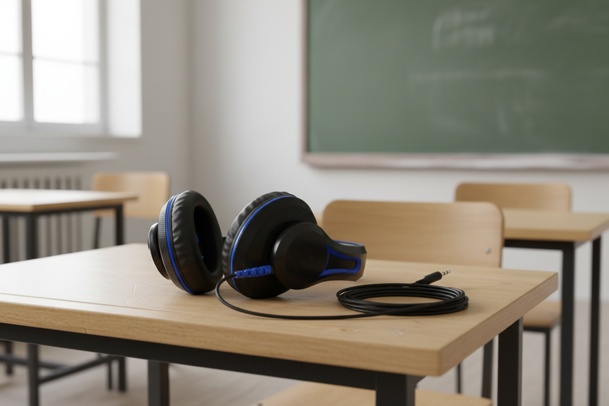 TWT Audio DURO TW203 Headphones – Over-Ear, USB-C Wired Stereo Headset