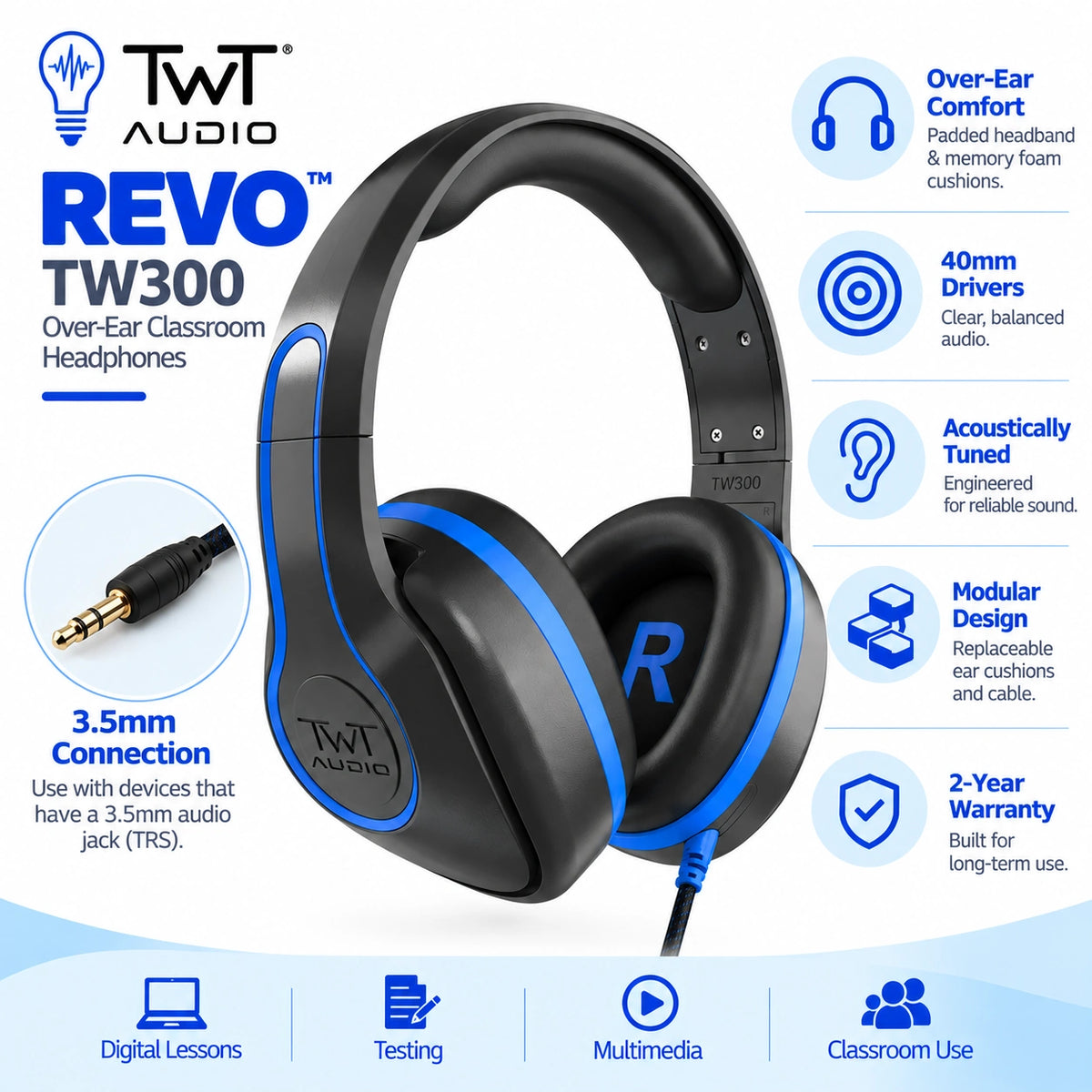 TWT Audio TW300 REVO Headphone