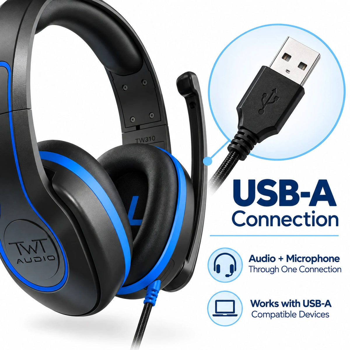 TWT Audio TW320 REVO Headset at Learning Headphones